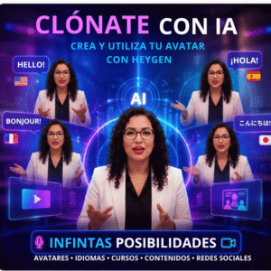 Clónate con IA | Crea y utiliza tu Avatar con HeyGen